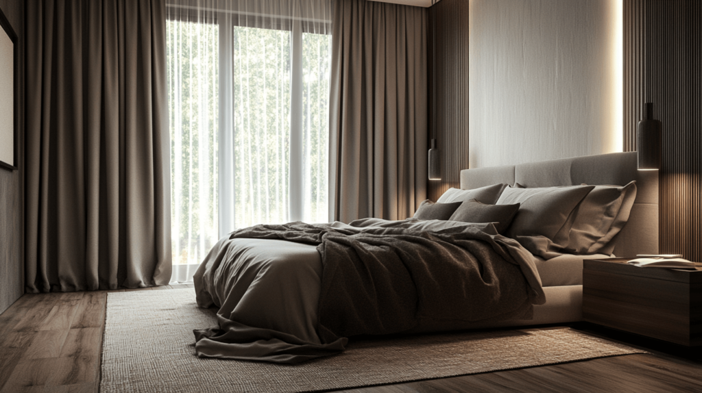 Curtains and Drapes in Bedroom