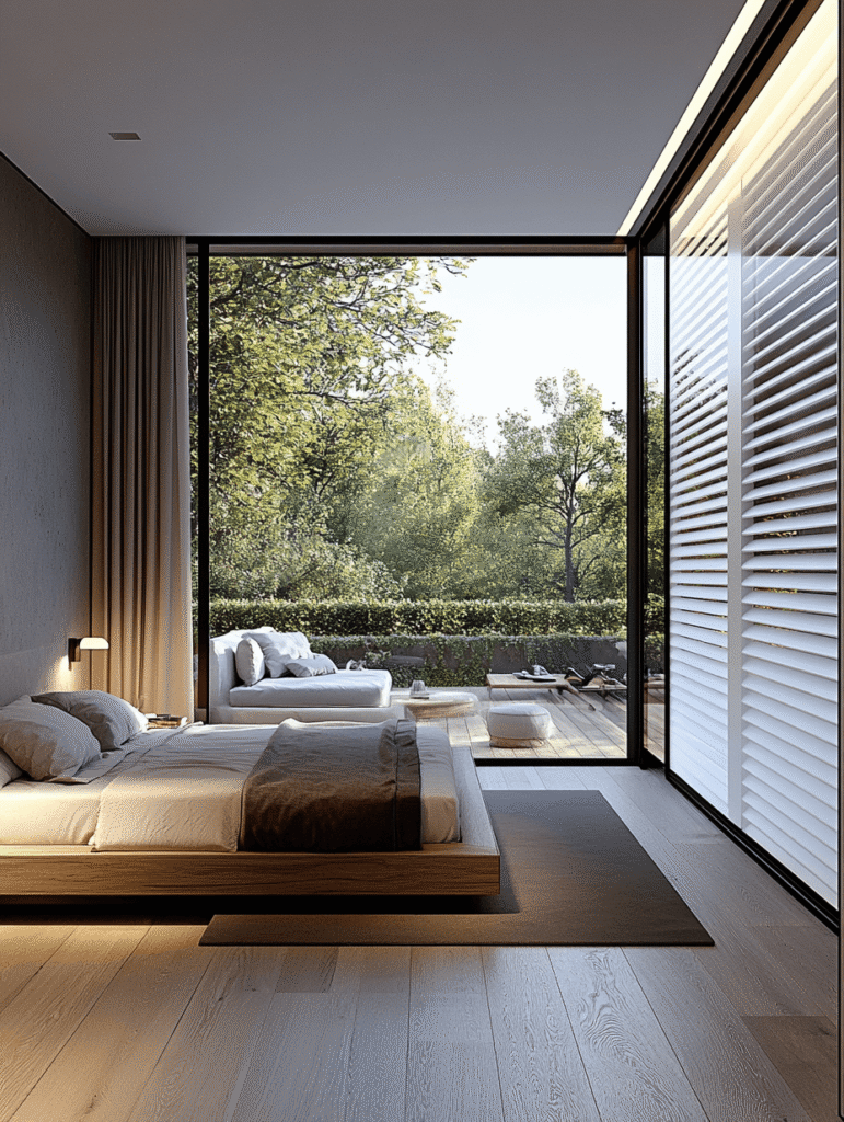 California Shutters Block Out Light in Bedroom