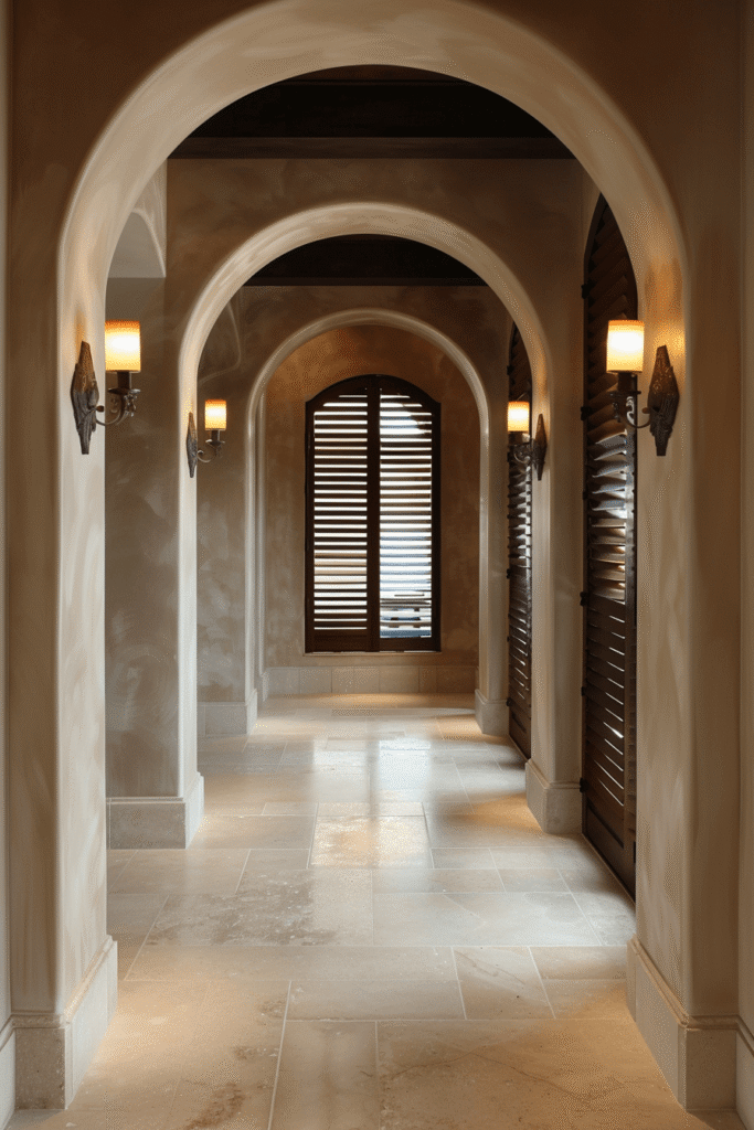 california-shutters-toronto-hallway